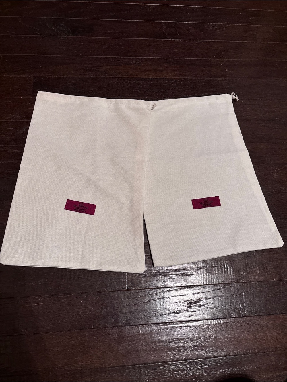 Authentic Valentino cream cloth dust bag